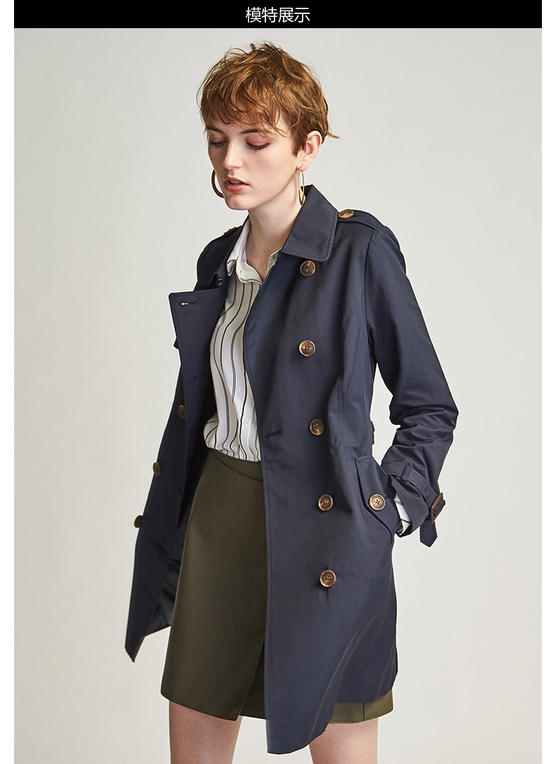 Trench pour femme ETAM   en Coton en Coton - Ref 3227226 Image 17