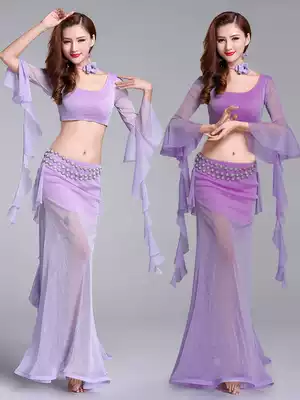 Feimei belly dance practice suit 2021 new fairy female adult sexy long skirt costume classical national dance