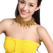 Feimei Belly Dance Necklace Accessories Oriental Dance Hanging Necklace Dance Performance Clothing Necklace Stage Accessories