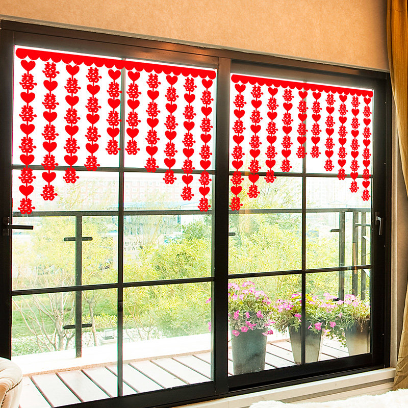 Marriage curtainsMarriesCurtsMarriesRoom Living room ceiling ceiling ceiling background wallrooftop wallrooftSimple atmospheric decoration arrangement