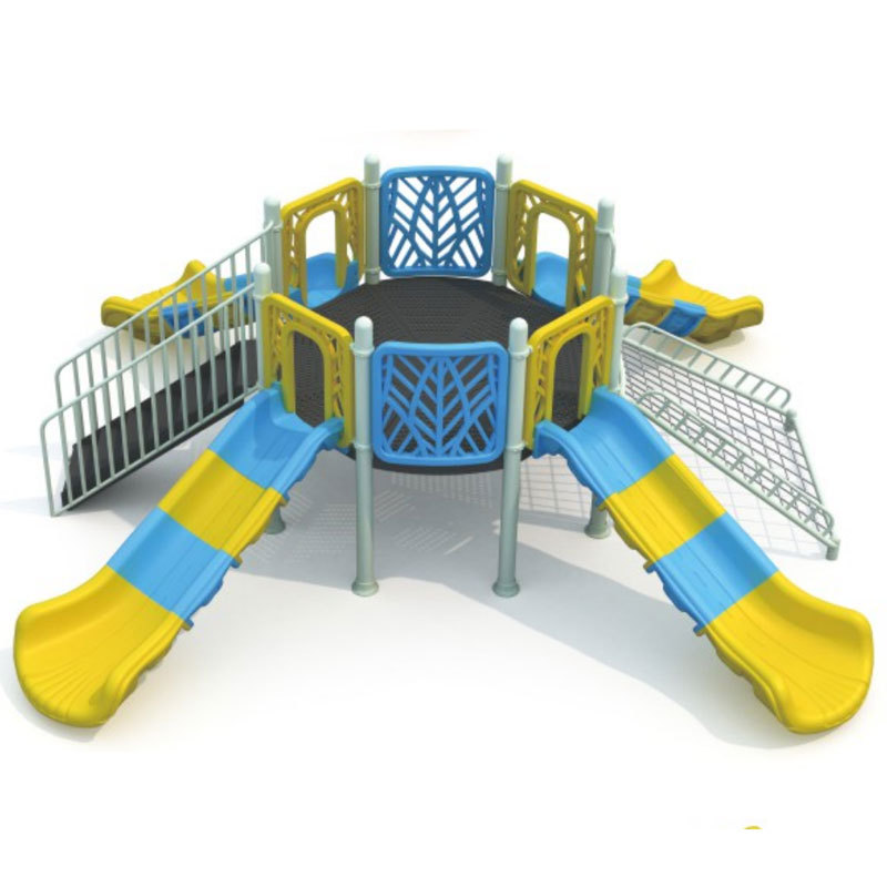 Kindergarten Large Outdoor Slide Combination Climbing Frame Solar-Powered Observation Deck Combination Play Equipment