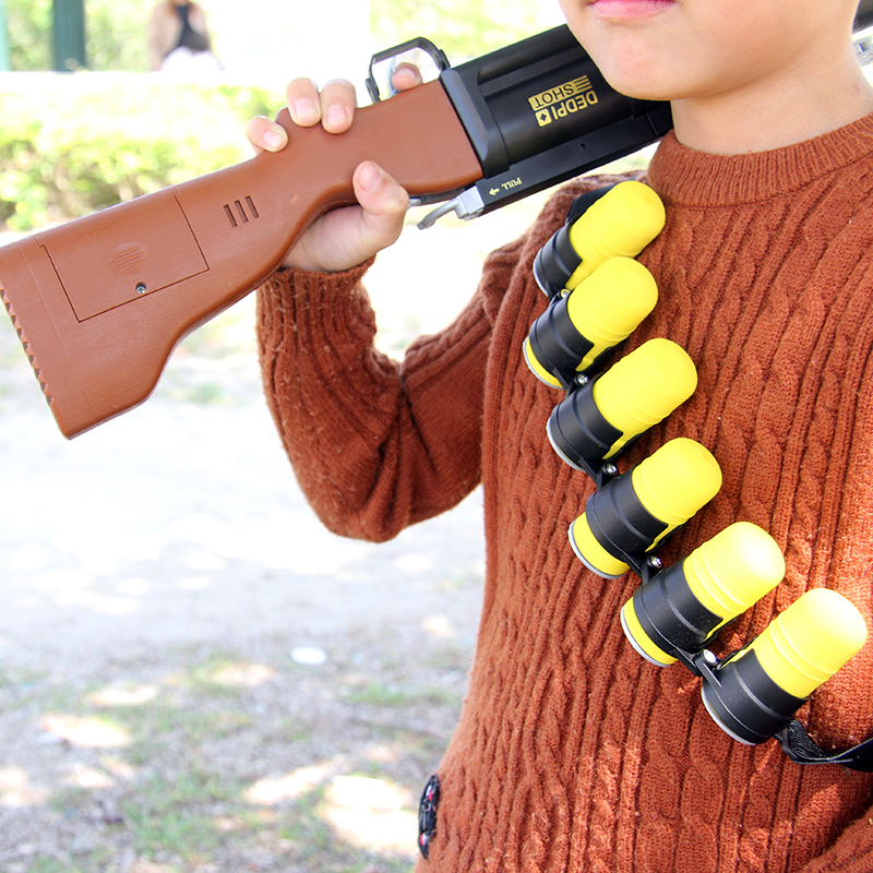 M79 howitzer launcher ejection toy gun boy children soft bullet simulation model gun eating chicken with equipment