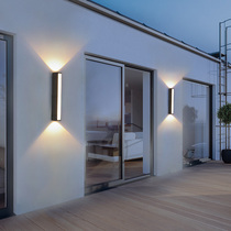 Outdoor Waterproof Strip Wall Lamp Garden Villa Patio External Wall Lamp Large Doorway Pillar Light Outdoor Double Head Front Light