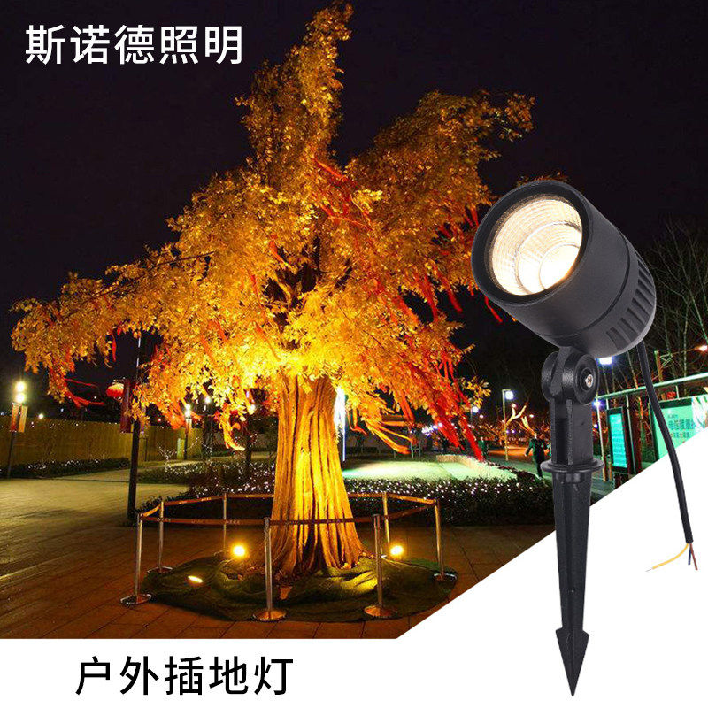 Spotlight Outdoor Waterproof LED Spot Light Insert Buried Light Outdoor Garden Villa Courtyard Landscape Lawn Lighting Tree Light