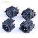 Xlr Connector Three-Pin 90-Degree Angled Male and Female Connectors Microphone Audio Balanced Connector 180-Degree Straight Plug Xlr
