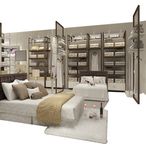 Home Textile Shop Shelving Show Shelves Home Dress Display Case Boutique Wooden Exhibition Cabinet Multilayer Combinations Free Tide Set