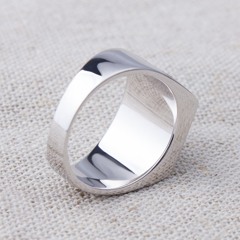 Bague homme en Argenterie - Ref 3086633 Image 4