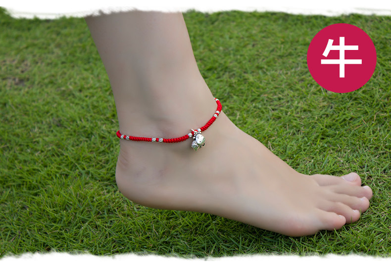 Bracelet de cheville Femme en Argenterie - Ref 3104340 Image 32