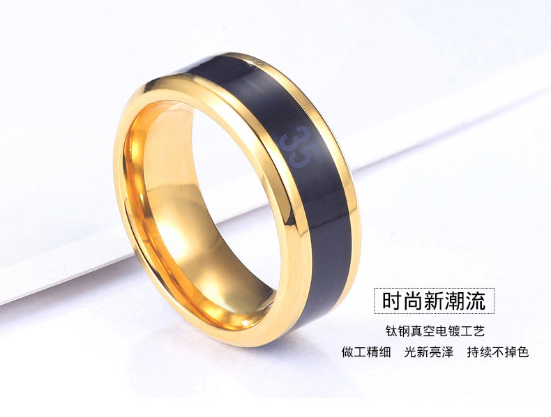 Bague homme en Acier au titane - Ref 3087017 Image 11