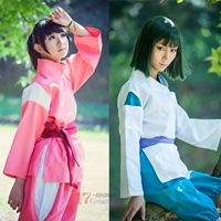 Linh hồn đi xa COS hoang dã Chihiro Quần áo Rồng trắng nhỏ Hổ phách Tứ Xuyên Xiaoqian Cosplay Anime Trang phục cosplay lolita