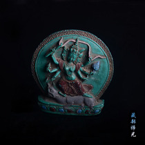 (Snow Buddha) At the end of the Qing Dynasty the old red mud of the Tibetan mine the Buddha the Buddha The Sun the incarnation of the people