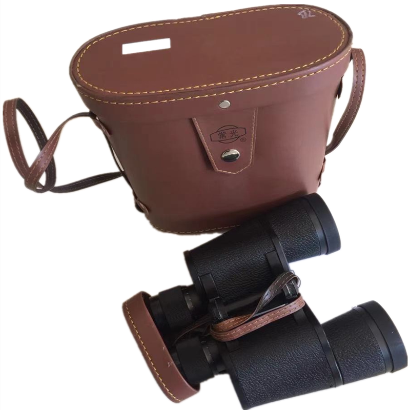 Marine everlight telescope 78 type 7X50 times metal sealing type leather case sealing type waterproof double cylinder mirror metal