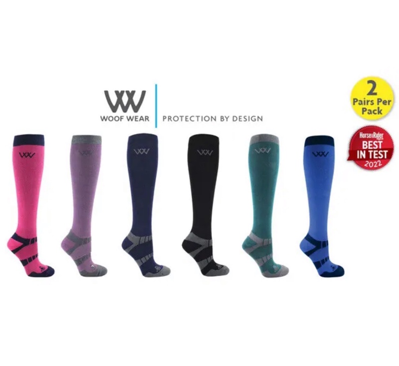 British Woofwear Men's and Women's Bamboo Fiber Equestrian Socks, Leg Protection, Knight Riding Apparel, Equestrian Equipment