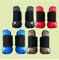 Racecourse equestrian obstacle horse leggings horse leggings and wristbands riding harness horse care PU material nylon fasteners