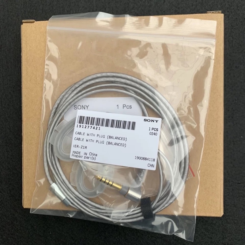 Sony Ier-Z1R Brand New 4.4 Balanced Original Cable Earphone Cable Ier-M9 Ier-M7 Xba-Z5