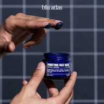 Blu Atlas-Clean pores remove blackheads and acne mud mask moisturizing oil control and astringent mens facial mask 60ml