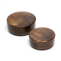 Fendrihan - Handmade from natural acacia wood traditional mens shaving foaming wood soap bowl