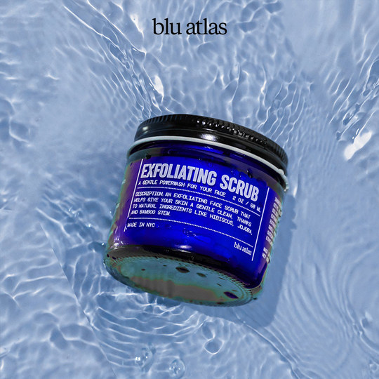 BluAtlas Exfoliating Brightening Facial Scrub