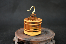 Complete collection of birdcage accessories bamboo polished grasshopper cage cricket cage songbird cage reptile cage handles decorative items