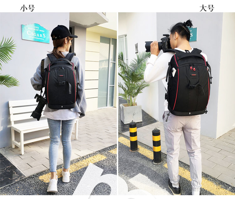 Canon Nikon chuyên nghiệp máy ảnh SLR túi vai vai túi máy ảnh dung lượng lớn ba lô ngoài trời 6D2 5D4 - Phụ kiện máy ảnh kỹ thuật số balo national geographic ng w5070