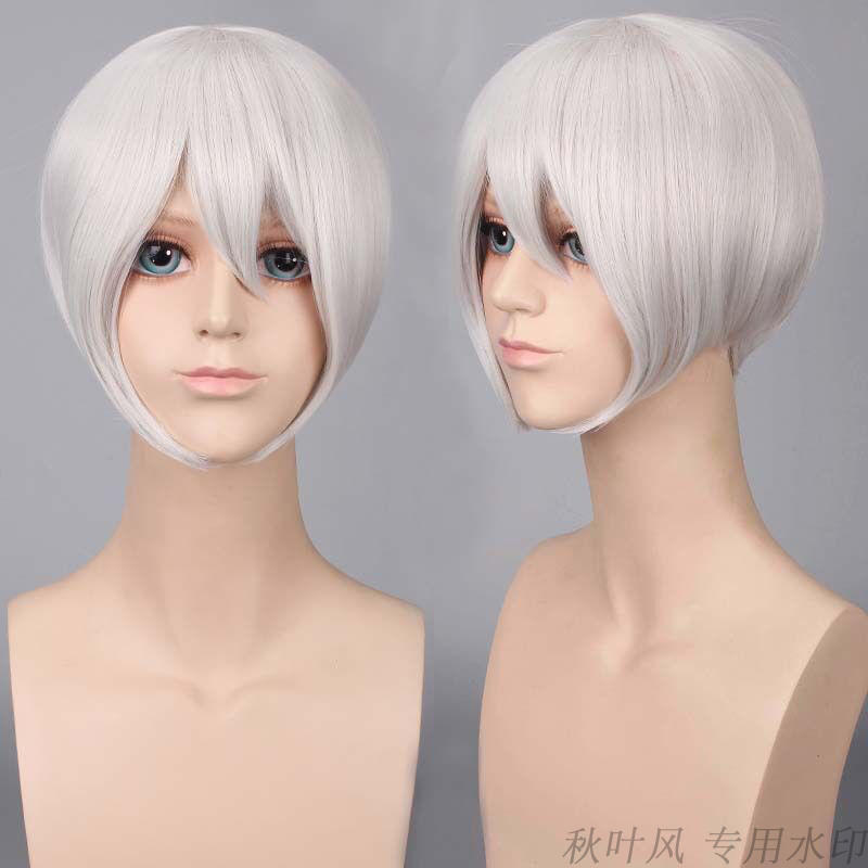 Autumn Leaves Wind Thickened Universal Hair Cos Wig Face Color