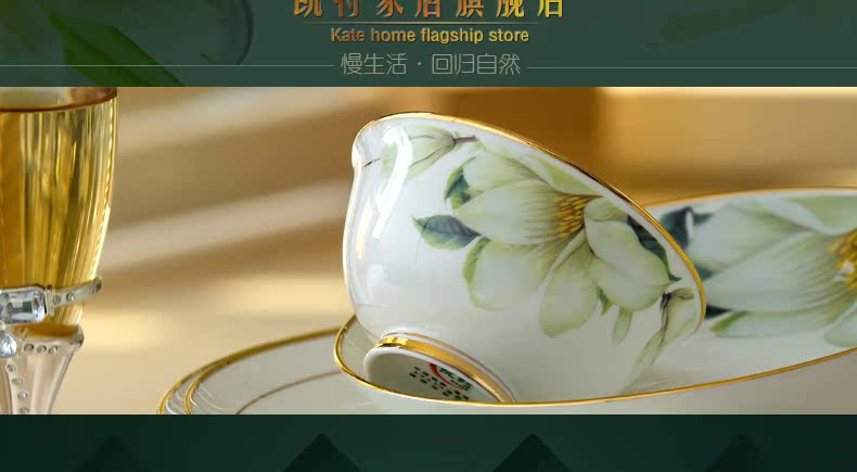 Jingdezhen ceramic tableware bowl dish dish dish home western - style hotel ceramic dishes dish wedding gifts custom