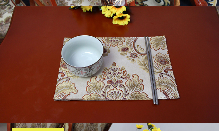 Tấm pad cách nhiệt pad không thấm nước mat mat Châu Âu vải coaster bát mat hoa nồi mat chống trượt khăn trải bàn bảng bunting khan trai ban