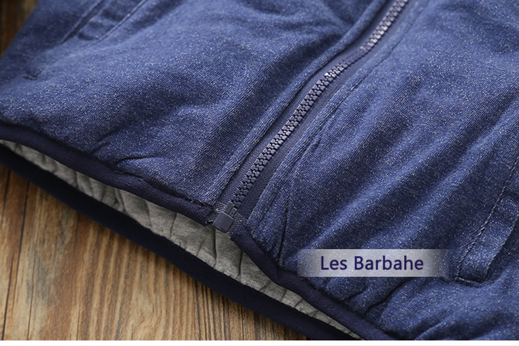Áo vest trẻ em cotton dày ấm áp 2018 thu đông mới bé trai áo vest cotton vai đứng áo gile bò cho bé