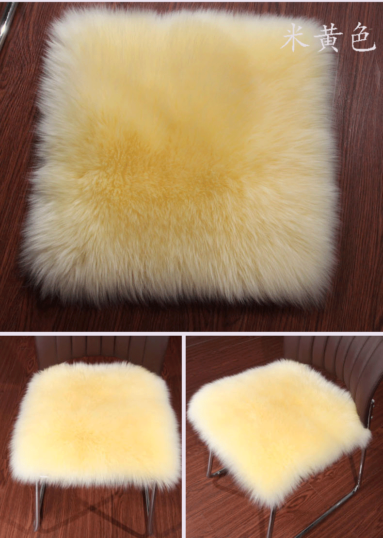 Úc da cừu sofa đệm len đệm len nguyên chất đệm sofa đệm ghế đệm mùa đông đệm ghế đệm ngồi