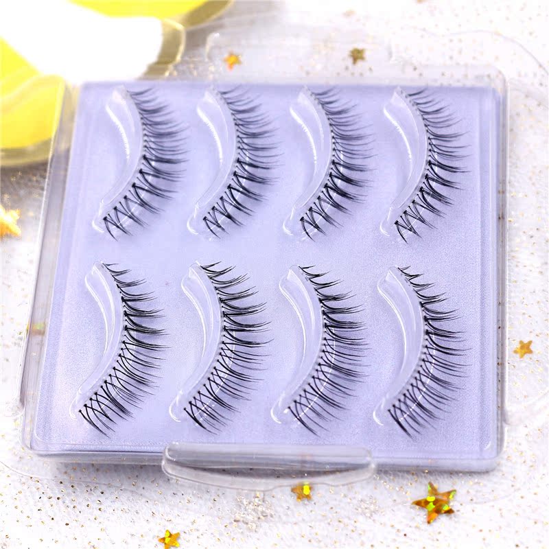 A03 cảm giác không khí lông mi giả dày tự nhiên uốn cong yan yan mưa đỏ không chớp mắt Hui Hui chen trang điểm cô dâu - Lông mi giả lông mi giả tự nhiên