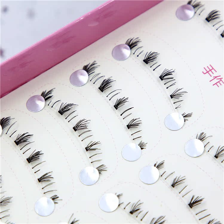 Moon Children Công chúa Châu Âu và Mỹ Lông mi hỗn hợp HX-10 Công chúa Li Tự nhiên Giai đoạn uốn cong dày Hiệu suất Lông mi giả - Lông mi giả keo dán mi giả
