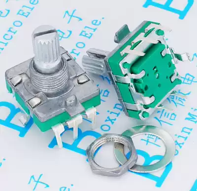 EC16 plum handle long 15MM encoder 360deg rotary digital encoder five foot with switch