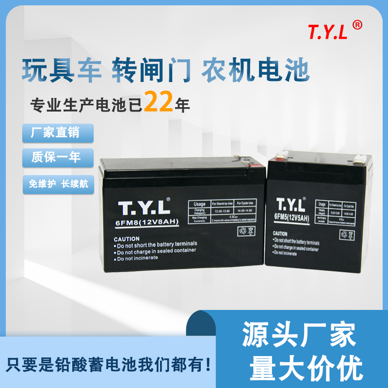 TYL12V TYL12V storage battery 5AH12V8A12AH nebulizer ARD SPEAKER ELECTRIC ROLL GATE BABY CARRIER LEAD ELECTRICITY STORAGE BOTTLE
