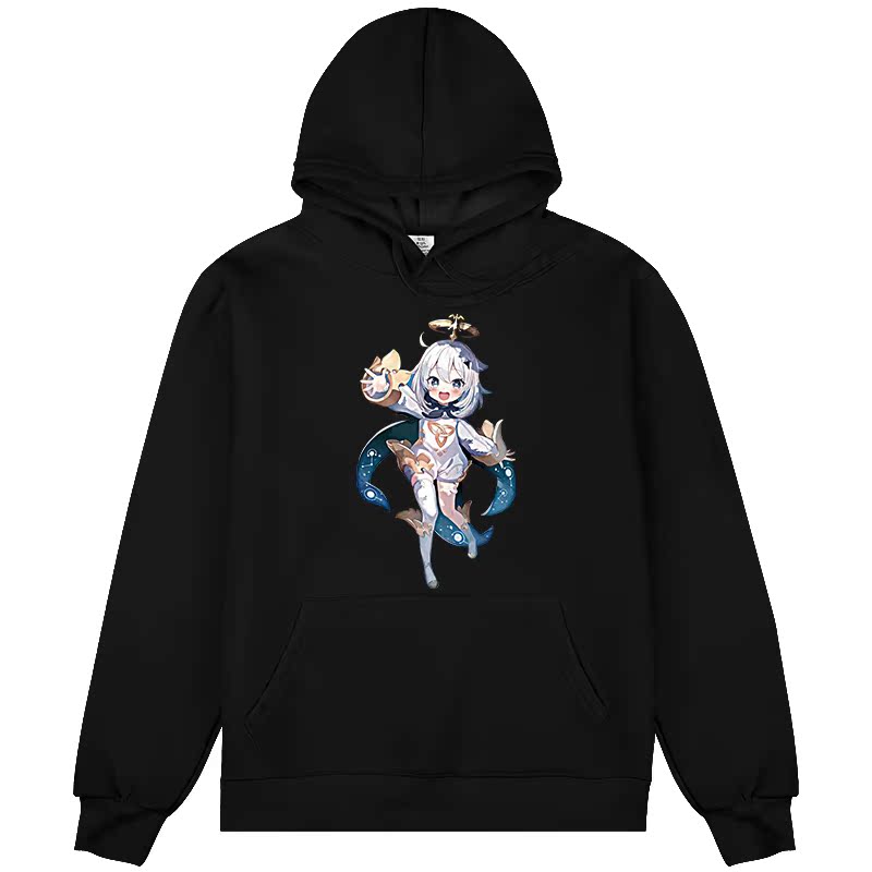 Pimon jacket plus thickened hat, Hat-Hat surrounding jacket, handswim second dimensional printed clothes