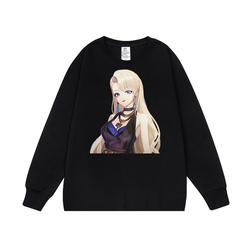 Jiaran asoul Bella Naelin Li brand Jiale cos Xiangwan FUFU cotton heavy long-sleeved T-shirt trend clothes