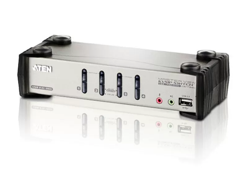 ATEN [宏正 CS1734B 4端口USB 2.0 KVMP?多电脑切换器+OSD]