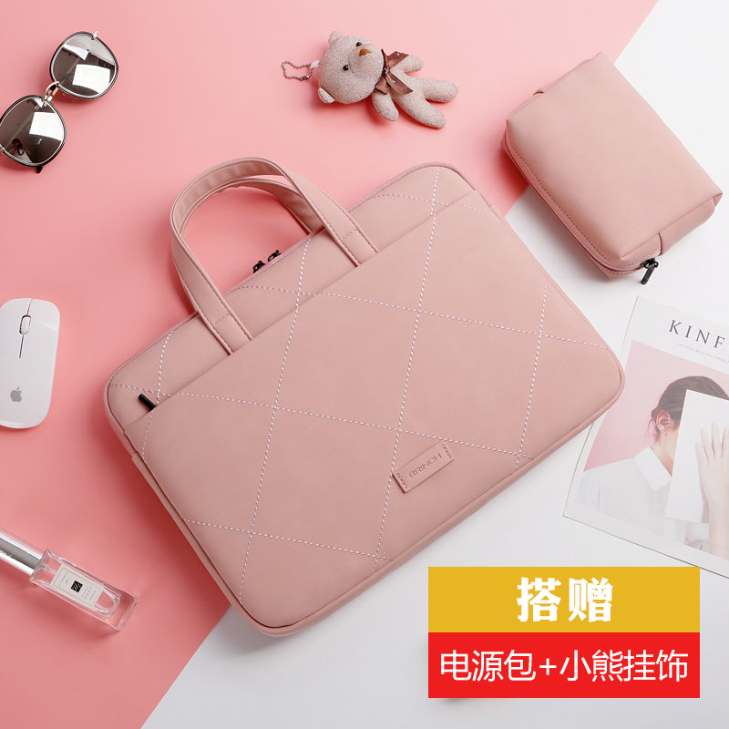 Laptop package handbag for men and women apply Lenovo Dell Asus Xiaomi Mi Hua for the Cute Apple 12Air13 3MacBook14Pro15 6 inch 1