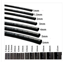 High-quality heat shrink tubing black diameter 1 2 3 4 5 7 8 9 12 14 18 0 6mm such as electrical sleeve