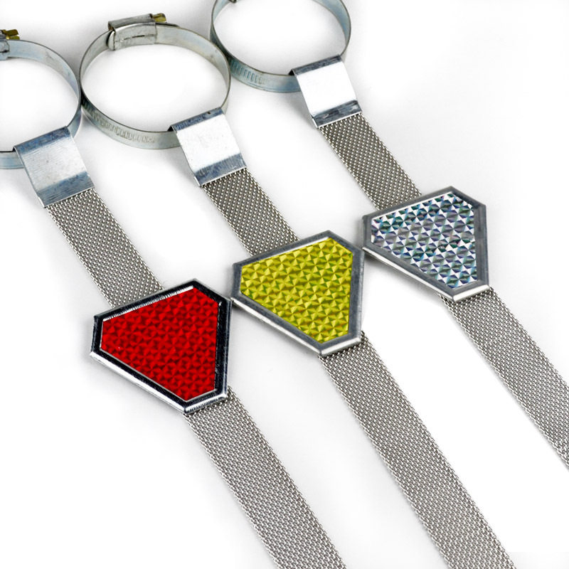 Automotive electrostatic belt suspended vehicle except electrostatic strip triangular warning reflective metal ground chain electrostatic canceller-Taobao