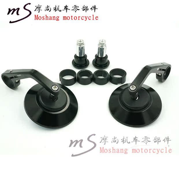 Xe máy retro sửa đổi chất lượng cao CNC cà phê cafe racer gương chiếu hậu gương tay cầm gương chiếu hậu - Xe máy lại gương gương xe máy mini