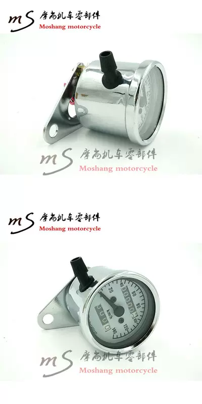 Xe máy retro dụng cụ sửa đổi mã bảng sửa đổi nhỏ mét Harley Cruise Prince khỉ xe LED đo đường đồng hồ báo xăng điện tử