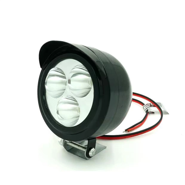 Xe máy mini retro đèn pha LED đèn sương mù bên ngoài rogue spotlight siêu sáng đèn điện 12-80 - Đèn xe máy