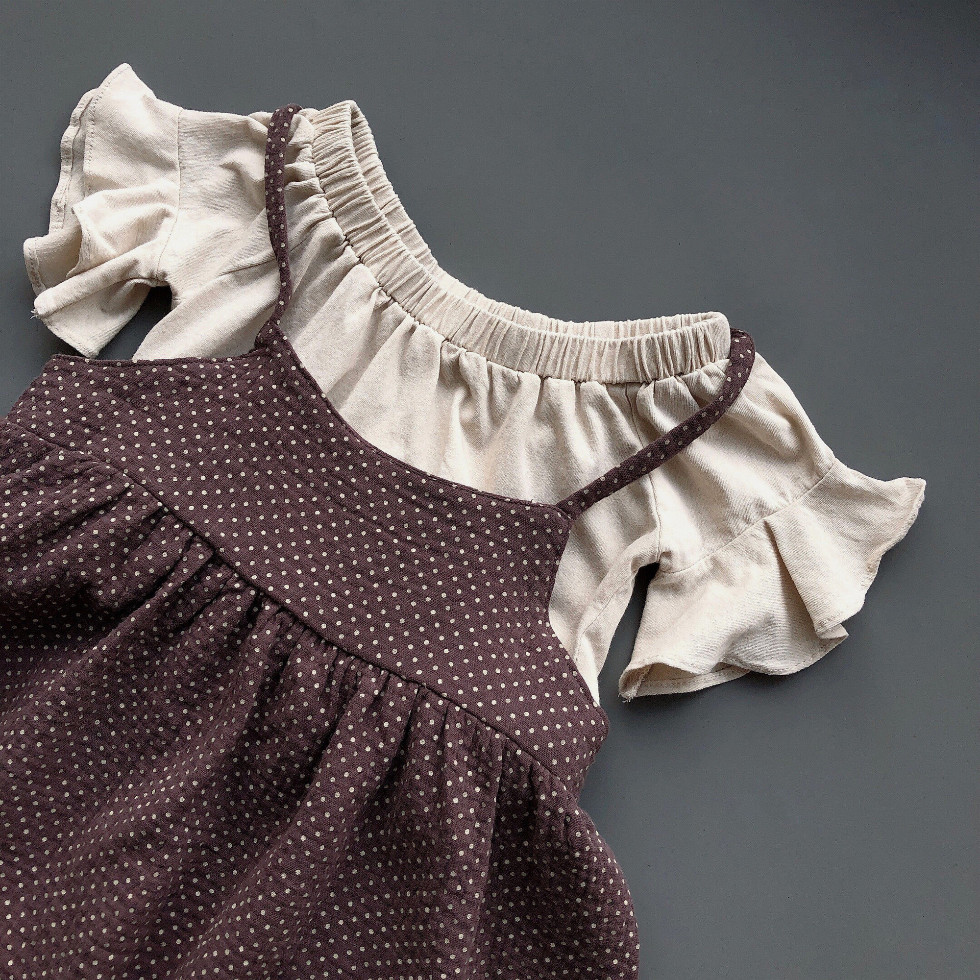 Korean custom girl baby 1 4-inch socket wrench sleeve top short T-shirt solid color cute sweet Japanese and Korean style - Taobao