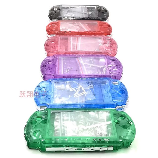 PSP100020003000 ການປ່ຽນກໍລະນີເກມເທິງແລະຕ່ໍາທີ່ມີສະຕິກເກີສະກູປຸ່ມ