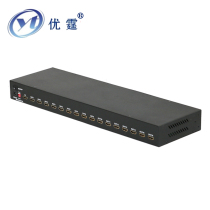 Uber HDMI dispenser 1 minute 16 rack entry sixteen out of large screen splicing with engineering grade coscreen