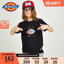 Dickies childrens clothing men and women in children short sleeve t-shirt logo print casual cotton top summer 9004