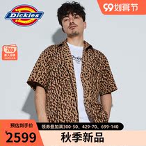 DICKIESWACKOMARIA joint model Summer new light and thin BAO WEN short sleeve shirt loose men 9148