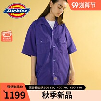 Dickiesmonkey time cooperative couple short sleeve shirt women new casual top DK009259