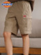 Dickies25春夏新款 休闲宽松版型多口袋工装短裤松紧腰围男女情侣