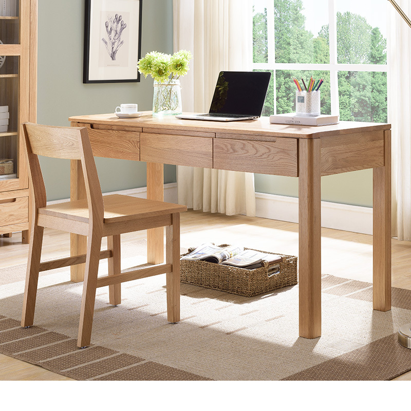 Youmu Furniture All-Solid Wood Desk 0.9m North American Oak 1.2m Computer Desk Writing Desk Nordic Simple Natural Wood Youmu Furniture All-Solid Wood Desk 0.9m North American Oak 1.2m Computer Desk Writing Desk Nordic Simple Natural Wood